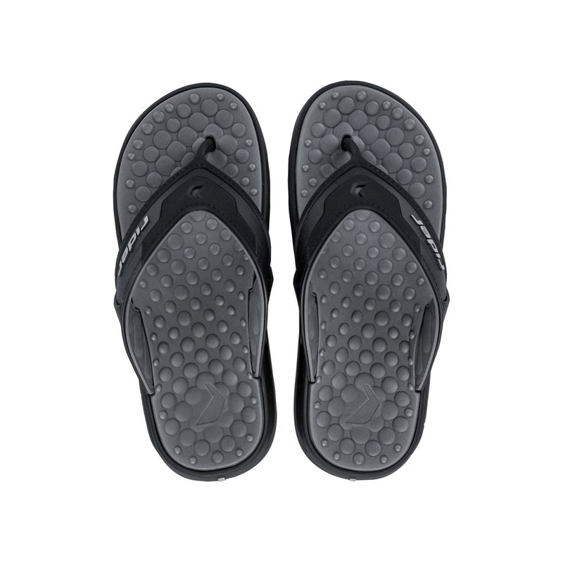 RIDER - Sandalia Hombre Negro Soft Plus Rider