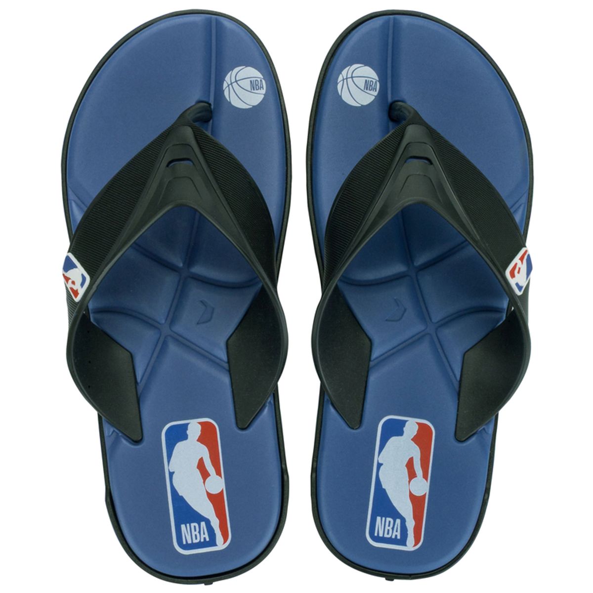 RIDER - Sandalia Hombre Negro/Azul Shot NBA Rider