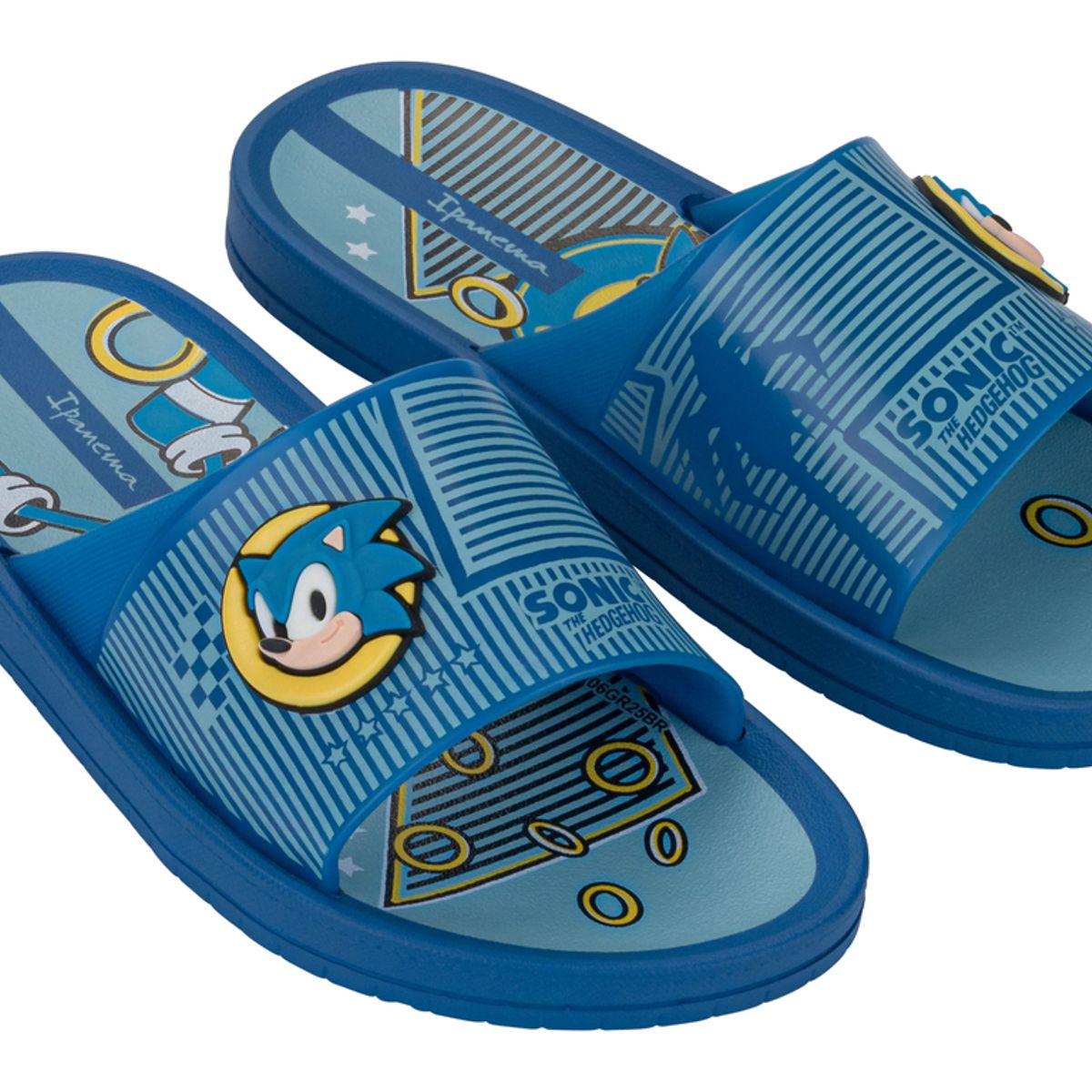 IPANEMA - Sandalia Infantil Azul/Amarillo Sonic Slide Ipanema