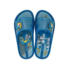 IPANEMA - Sandalia Infantil Azul/Amarillo Sonic Slide