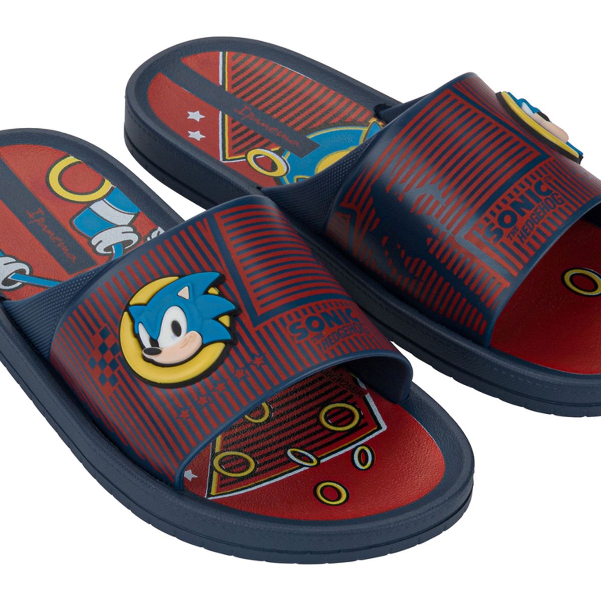 IPANEMA - Sandalia Infantil Azul/Rojo Sonic Slide Ipanema