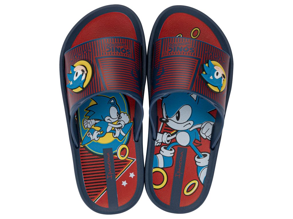 Sandalia Infantil Azul/Rojo Sonic Slide Azul 26