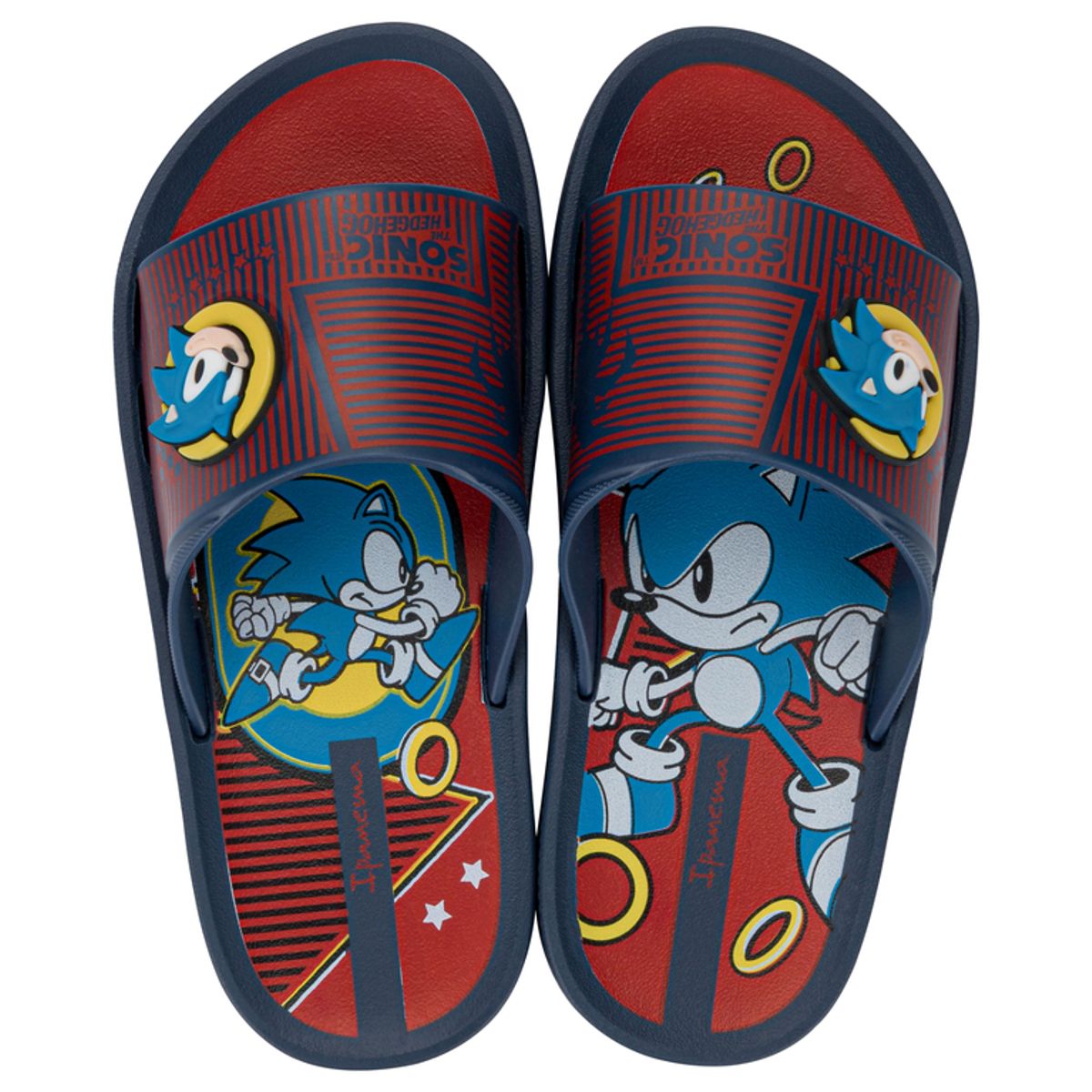 IPANEMA - Sandalia Infantil Azul/Rojo Sonic Slide Ipanema