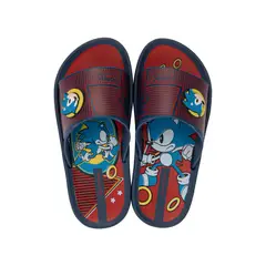 IPANEMA - Sandalia Infantil Azul/Rojo Sonic Slide
