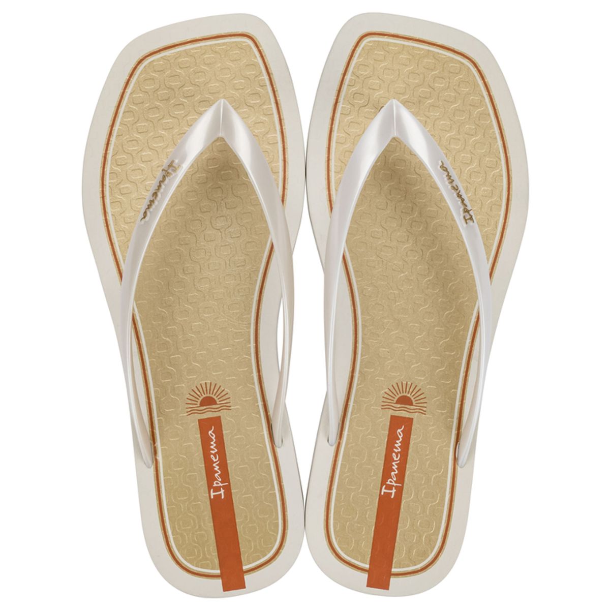 IPANEMA - Sandalia Mujer Beige/Dorado Edge Glam Ipanema