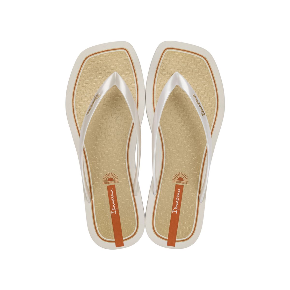 IPANEMA - Sandalia Mujer Beige/Dorado Edge Glam Ipanema