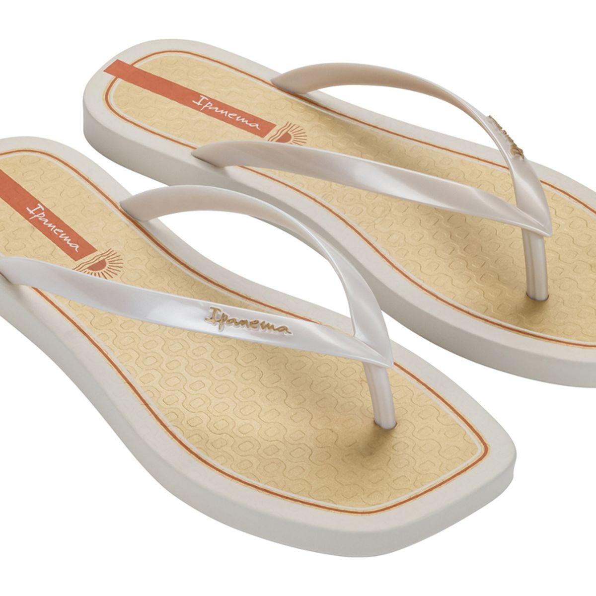 IPANEMA - Sandalia Mujer Beige/Dorado Edge Glam Ipanema
