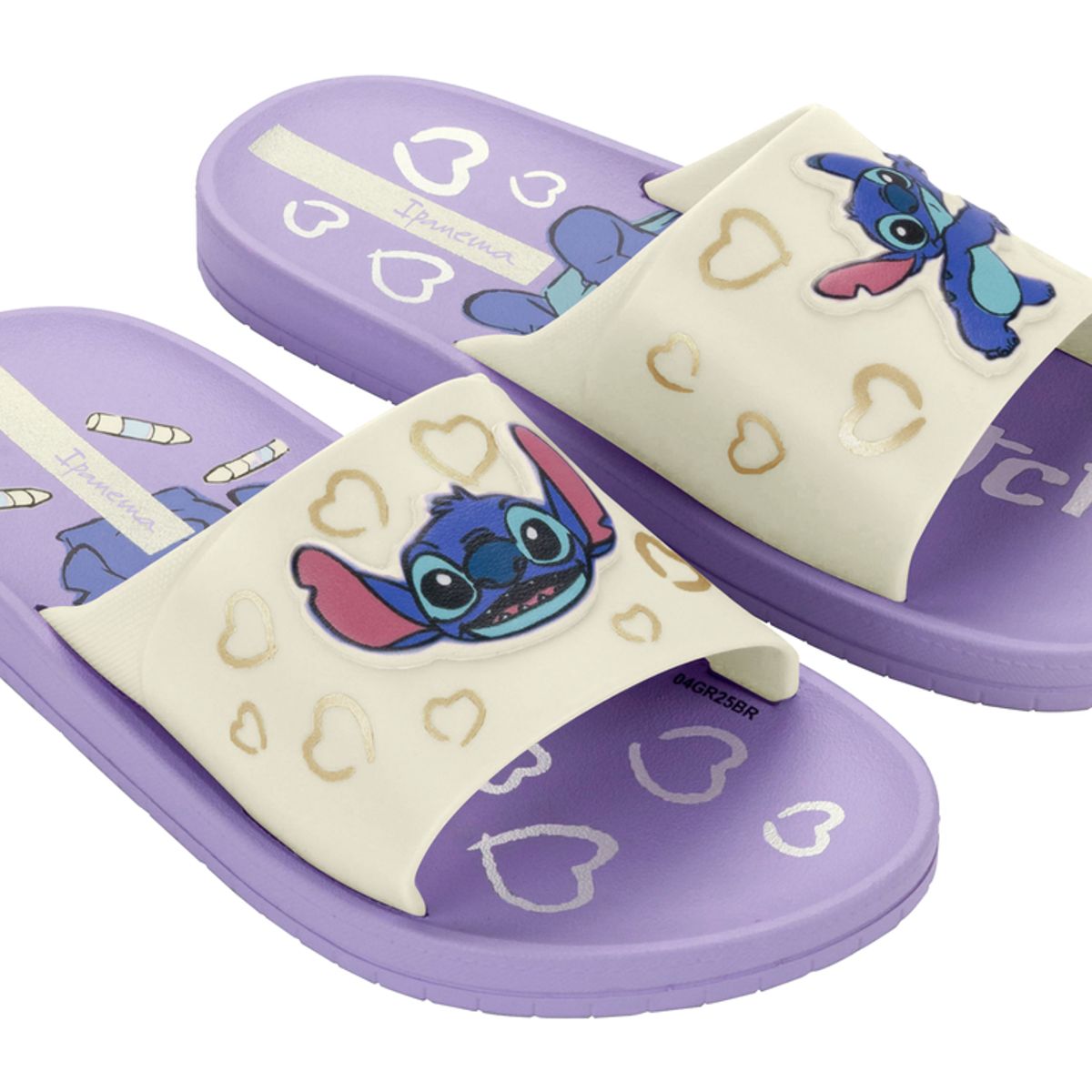 IPANEMA - Sandalia Infantil Beige/Lila Disney Fun Ipanema