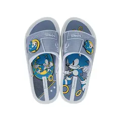 IPANEMA - Sandalia Infantil Blanco/Azul Sonic Slide