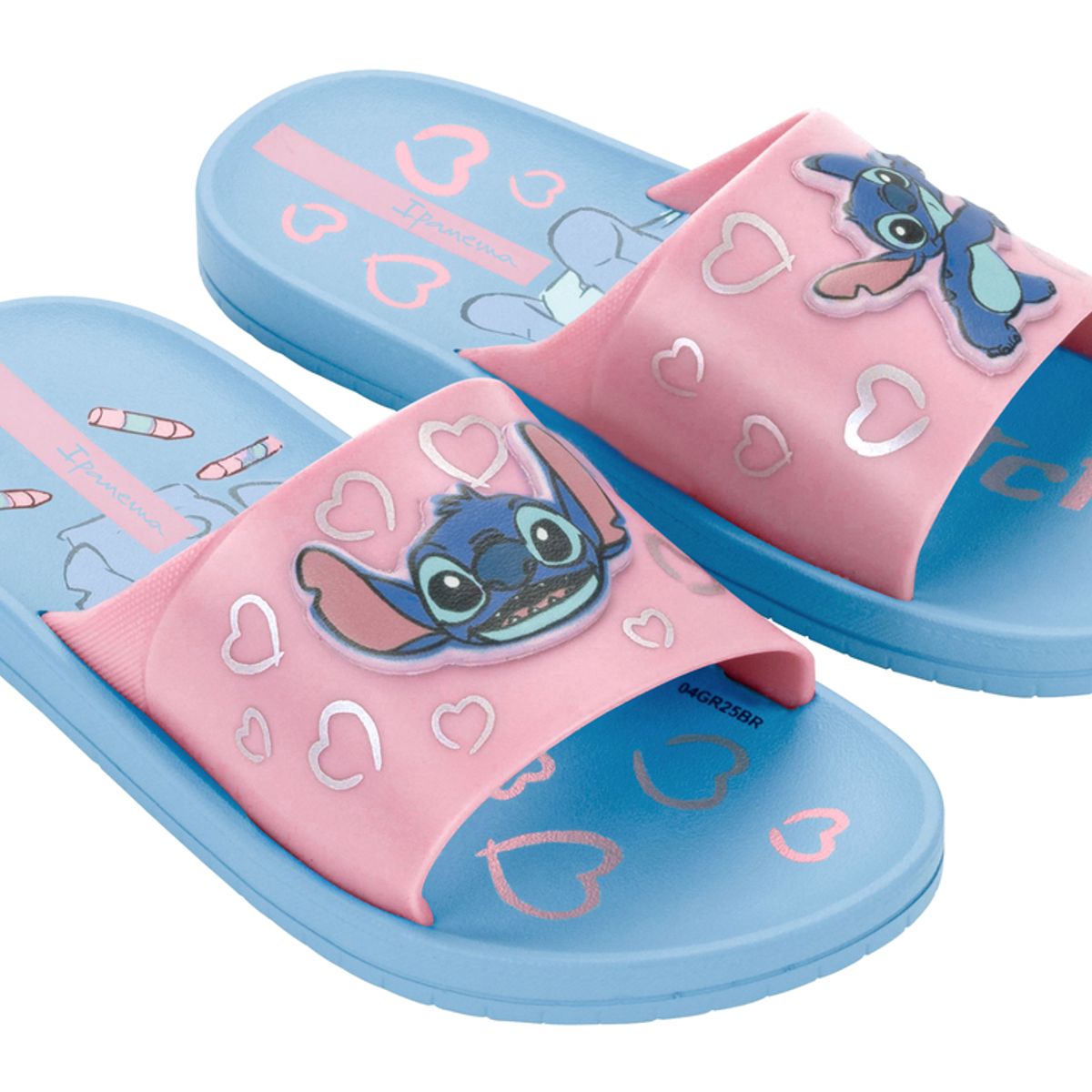 IPANEMA - Sandalia Infantil Azul/Rosa Disney Fun Ipanema