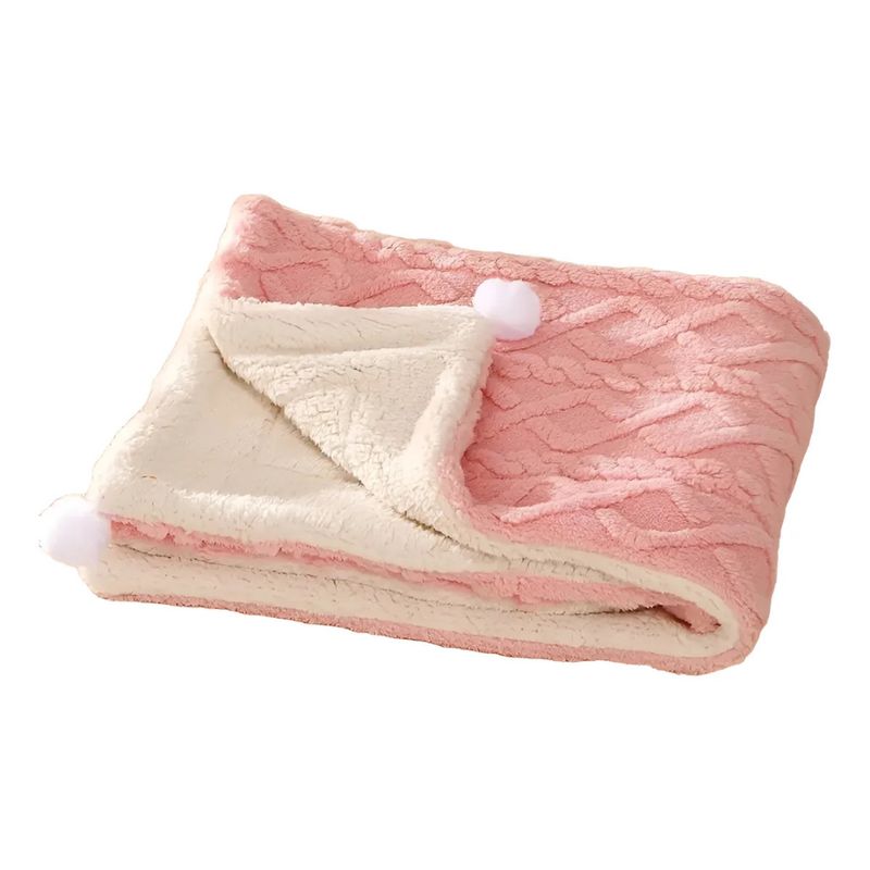 GENERICO - Manta Acogedora Extragrande Para Mascotas Rosado