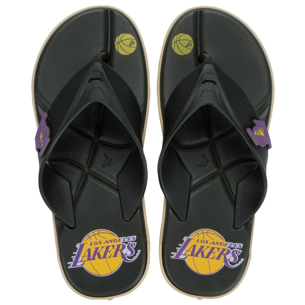 RIDER - Sandalia Hombre Negro/Azul Lakers Shot NBA Rider