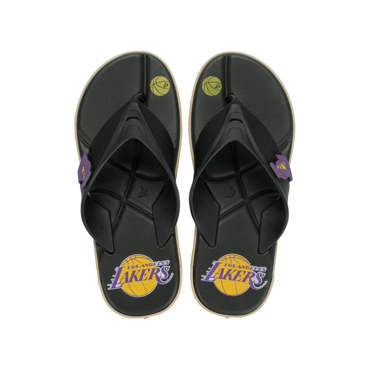 RIDER - Sandalia Hombre Negro/Azul Lakers Shot NBA Rider