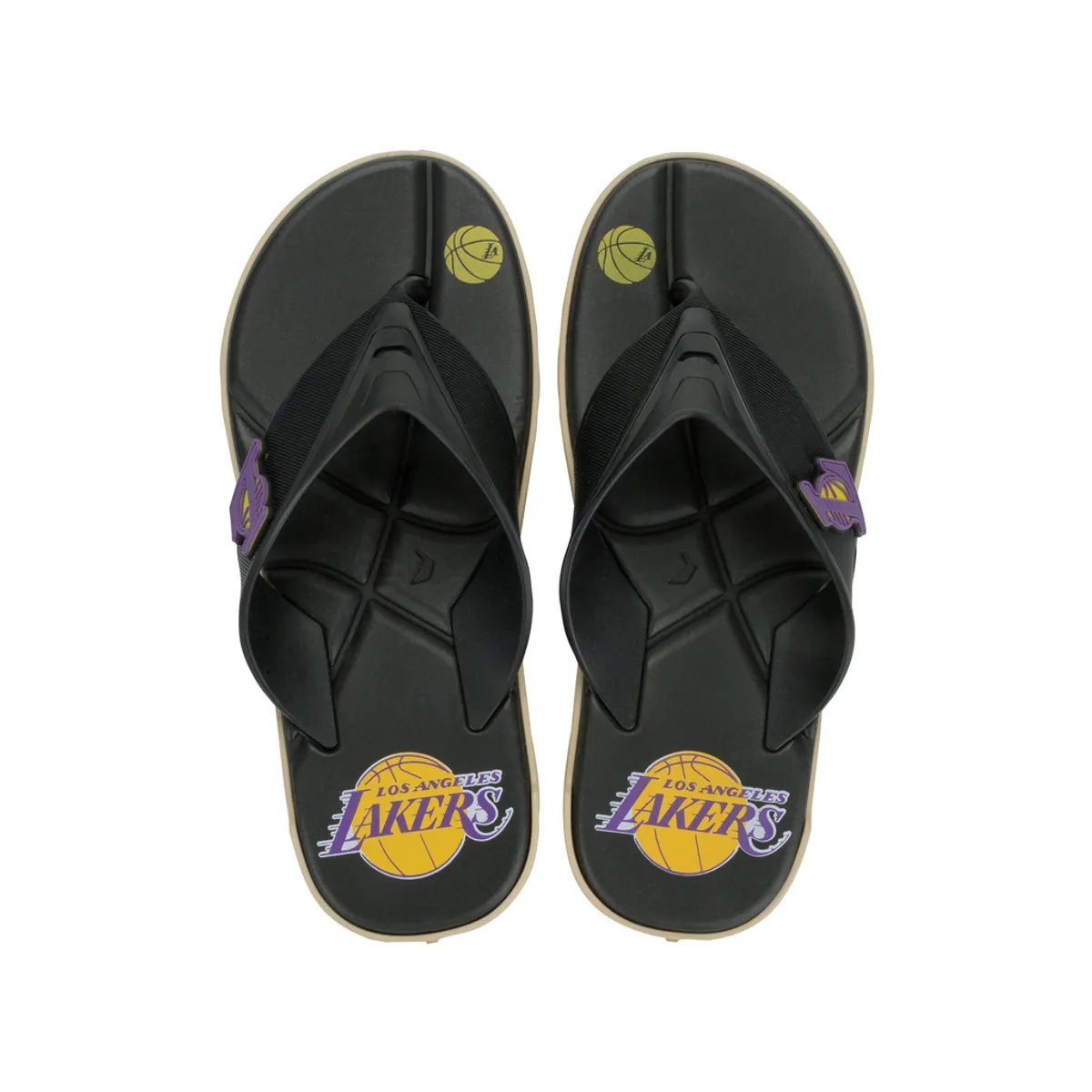 RIDER - Sandalia Hombre Negro/Azul Lakers Shot NBA Rider
