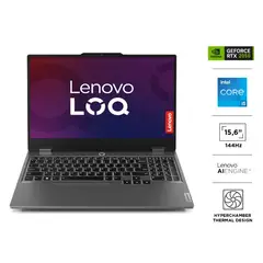 LENOVO - Notebook Gamer LOQ Essential 15.6" FHD 144 Hz i5-12450HX 8 GB RAM 512 GB SSD RTX 2050