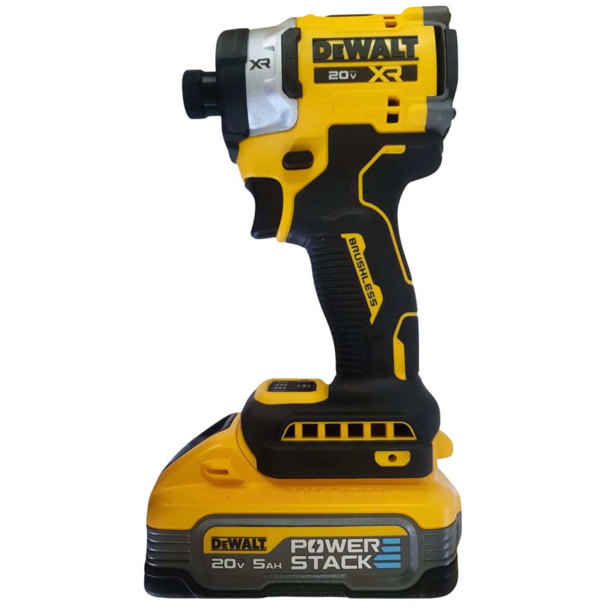 DEWALT - Kit Atornillador Impacto Inalámbrico Car/Bat 5ah PowerStack