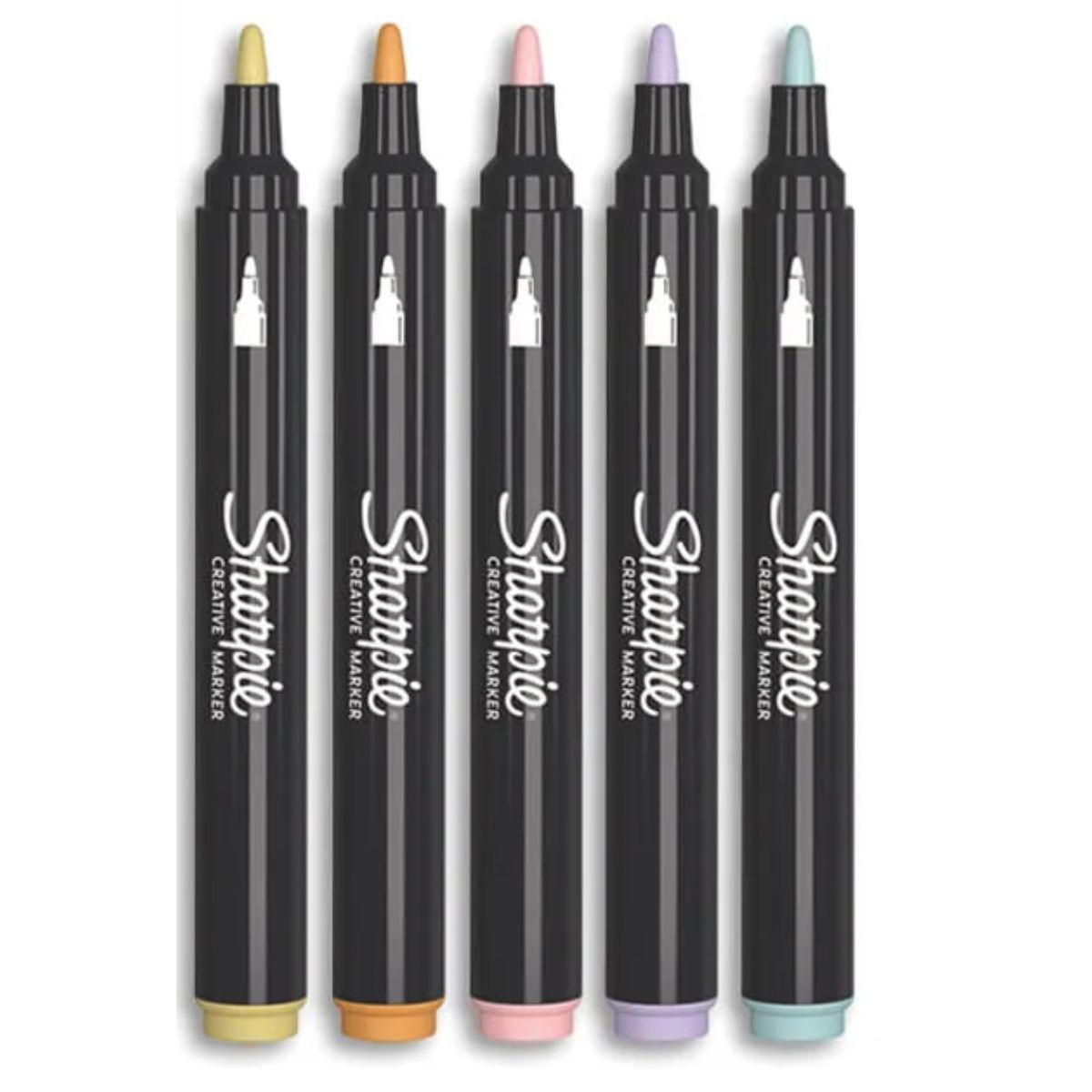 SHARPIE - Set 5 Marcadores Sharpie Acrylic Punta Redonda Tonos Pastel