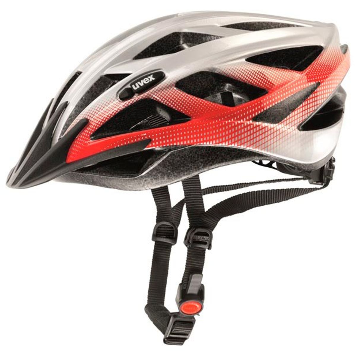 360 - Casco Ciclismo Mtb Uvex Xenova Silvered 55-60