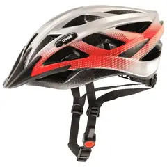 360 - Casco Ciclismo Mtb Uvex Xenova Silvered 55-60