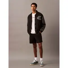 CALVIN KLEIN - Short Slim de Algodón Negro