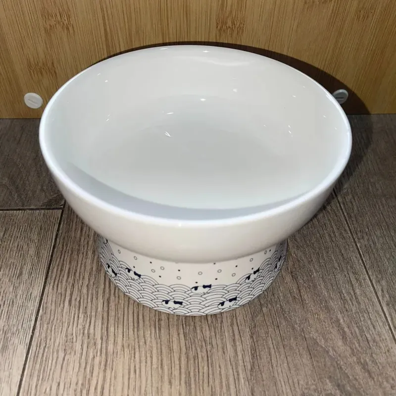 GENERICO - Plato De Ceramica Estilo Japonés Para Mascotas Perros Gatos