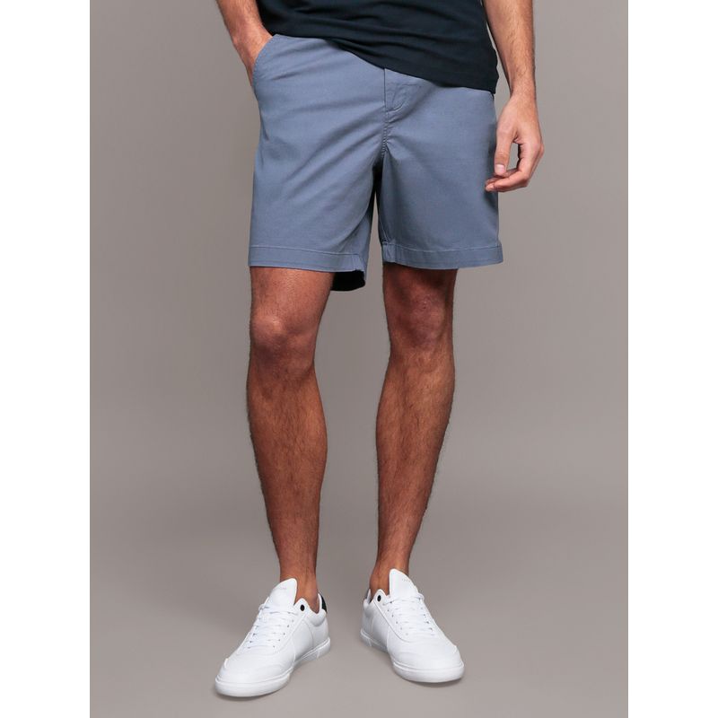 CALVIN KLEIN - Short Slim de Algodón Azul Calvin Klein