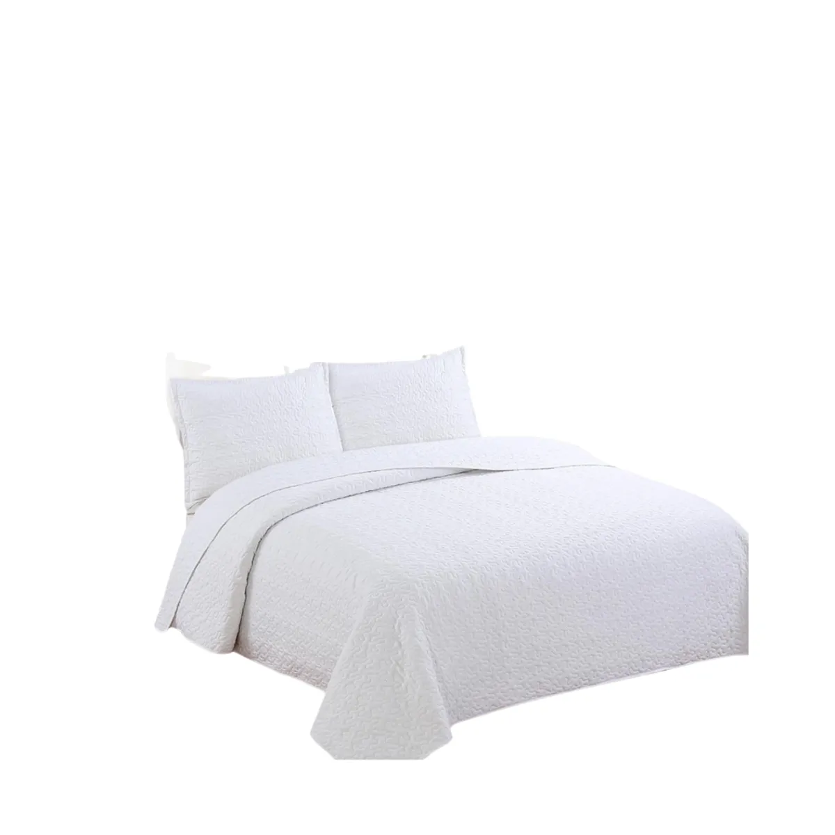 GENERICO - Cubrecama Verano King Quilt De Diseños Bordados