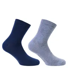 MONARCH - 2 Pares Calcetín Bamboo Basic Liso 2/4