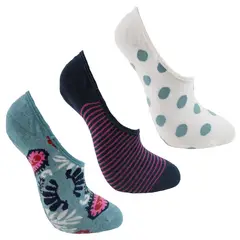 MONARCH - 3 Pares Calcetín Bamboo Paisley