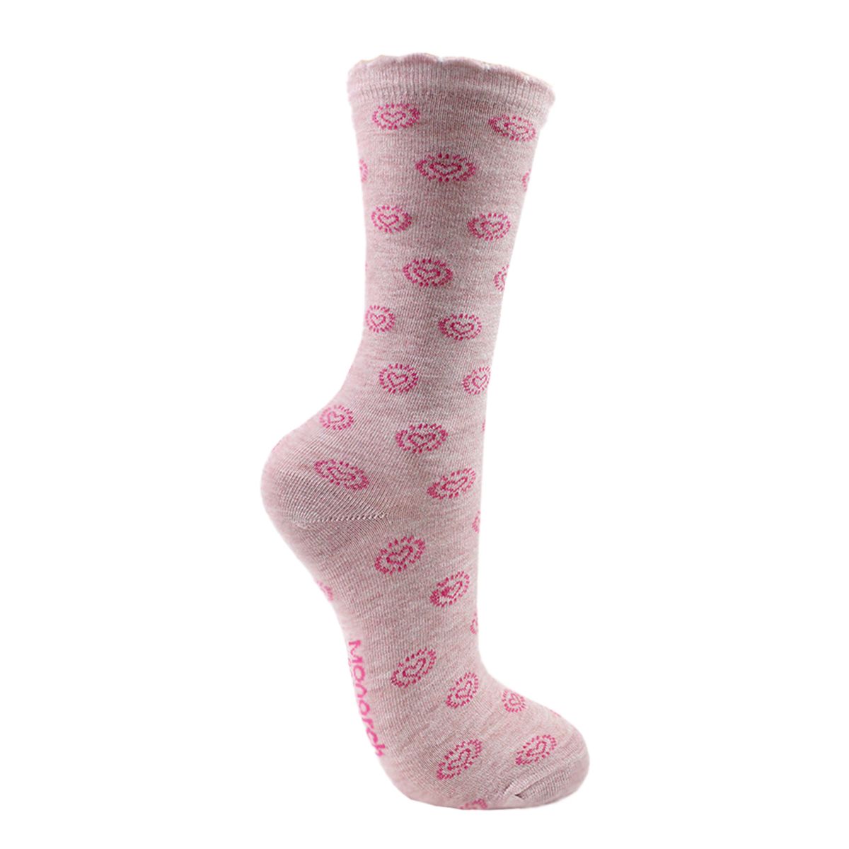 MONARCH - 2 Pares Calcetín Bamboo Corazon Monarch