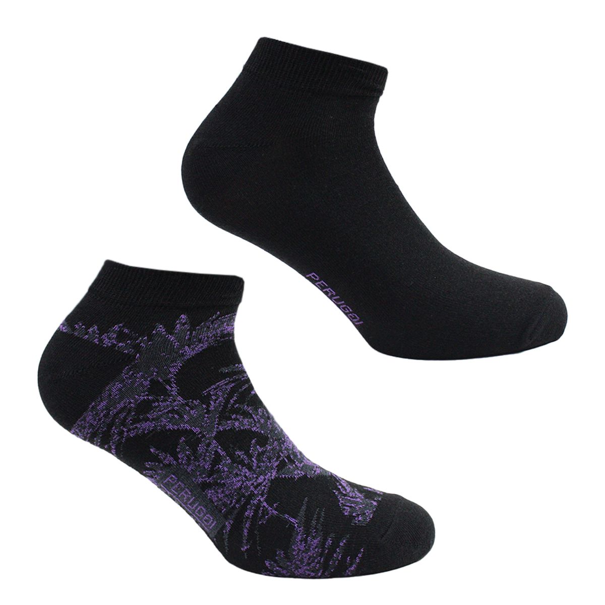 MONARCH - 2 Pares Calcetín Bamboo Palmeras Peruggi