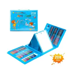 GENERICO - 208 Piezas De Arte Para Niños Set De Dibujo Portátil