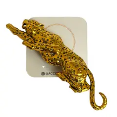 VC ACCESORIOS - BROCHE LEOPARDO DORADO