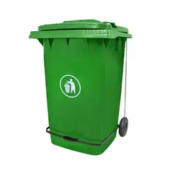 IMAS - CONTENEDOR 360 LITROS CON PEDAL COLOR VERDE