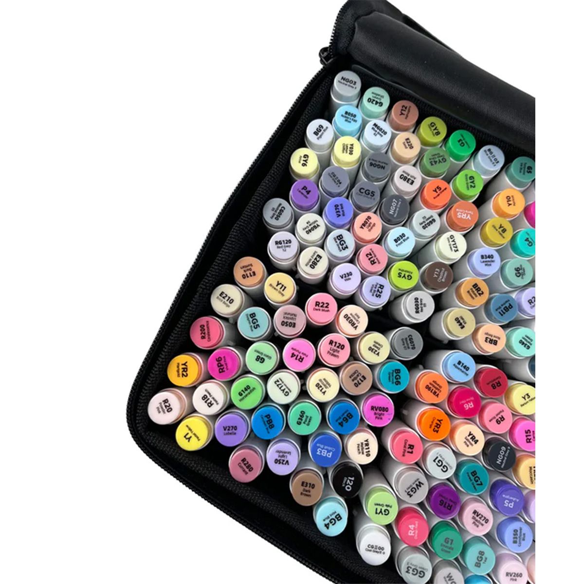 OHUHU - Set 216 Marcadores Ohuhu Honolulu Punta F y Pincel + Blender