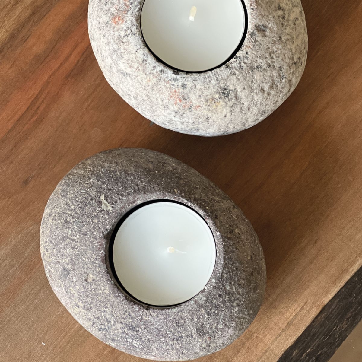 GENERICO - Portavela piedra esfera fustera