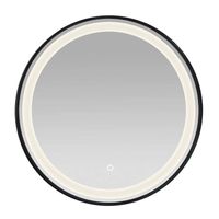 ESPEJO CIRC 60 CM LED TRIPLE, BORD.METAL