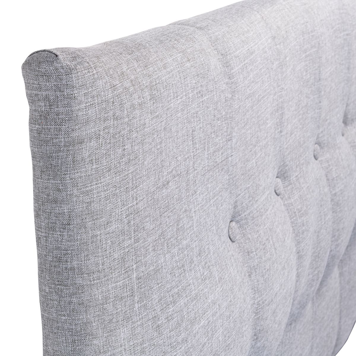 GENERICO - Respaldo King Lino Gris Cp Seve