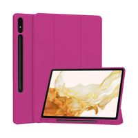 Fundas Con Porta Lápiz Para Galaxy Tab S9+ S9fe+ S10+ - Fucsia