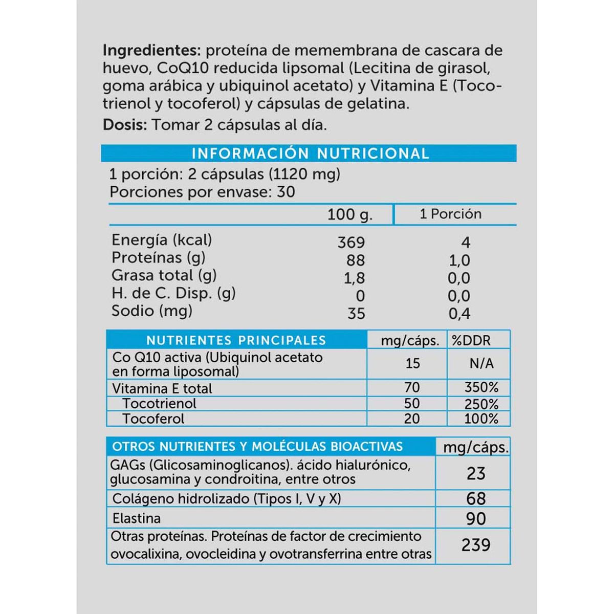 WELLPLUS - Hyaluronic Plus 60 cápsulas
