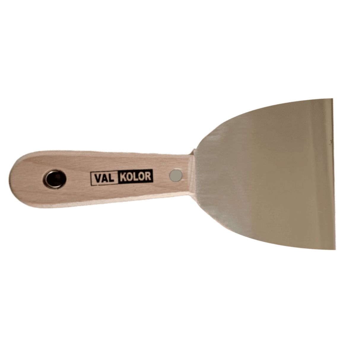 GENERICO - Espátula Profesional 4 Pulgadas Mango Madera Valkolor