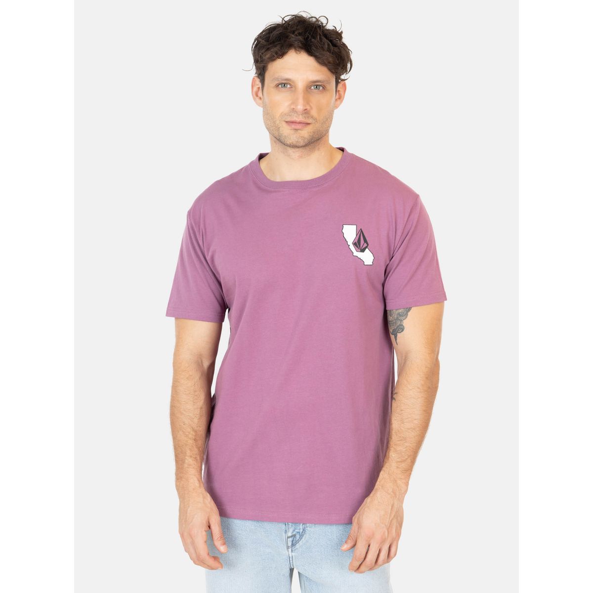 VOLCOM - Polera MC Dreaming Rosado Hombre Volcom
