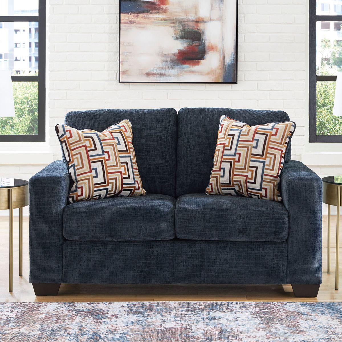 ASHLEY - Sofá 2 cuerpos Aviemore Azul