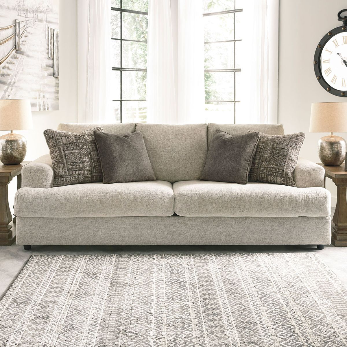 ASHLEY - Sofá 3 cuerpos Soletren