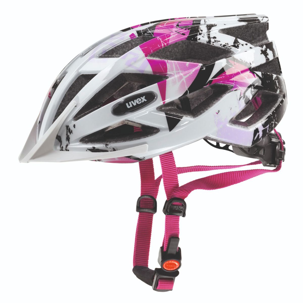 360 - Casco Niña o Mujer Ciclismo Mtb Uvex Airwings Whitepink