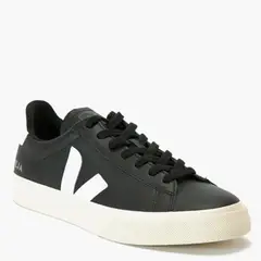 VEJA - Campo Zapatilla Urbana Mujer Cuero Negro