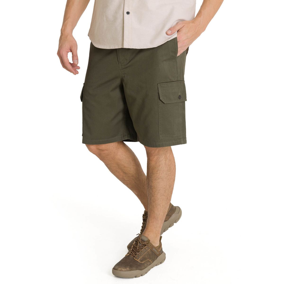 CAT - Short Hombre Cargo Verde Oliva CAT