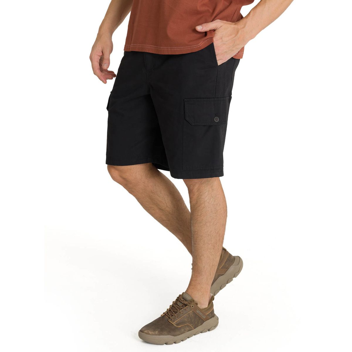 CAT - Short Hombre Cargo Negro CAT