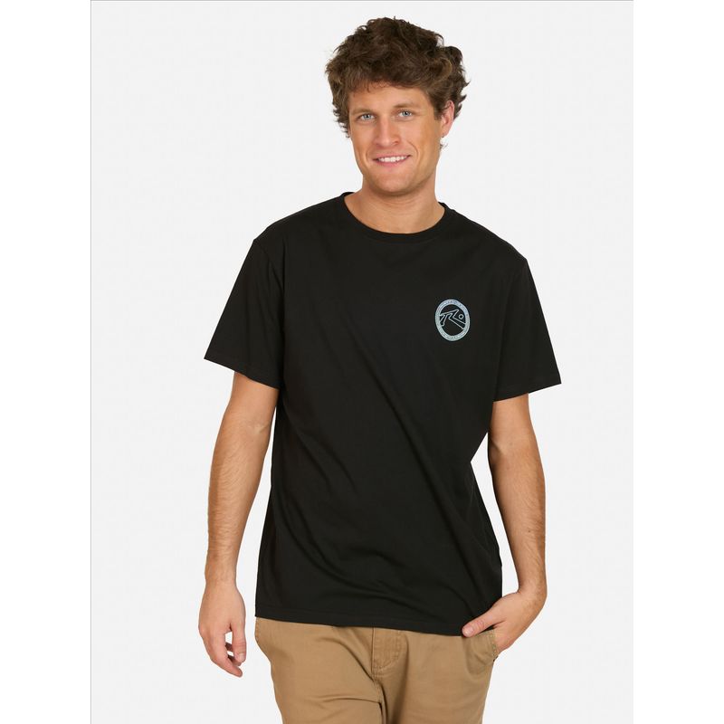 RUSTY - Polera MC Crash Negro Hombre Rusty