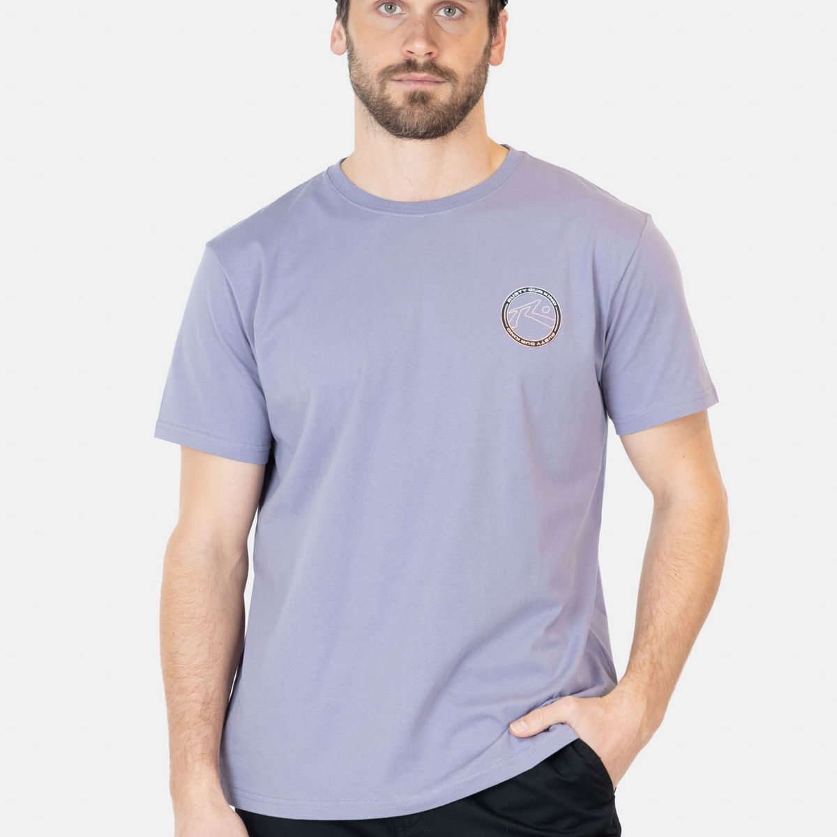 RUSTY - Polera MC Crash Morado Hombre Rusty